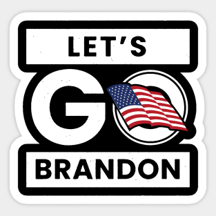 let's go brandon Sticker